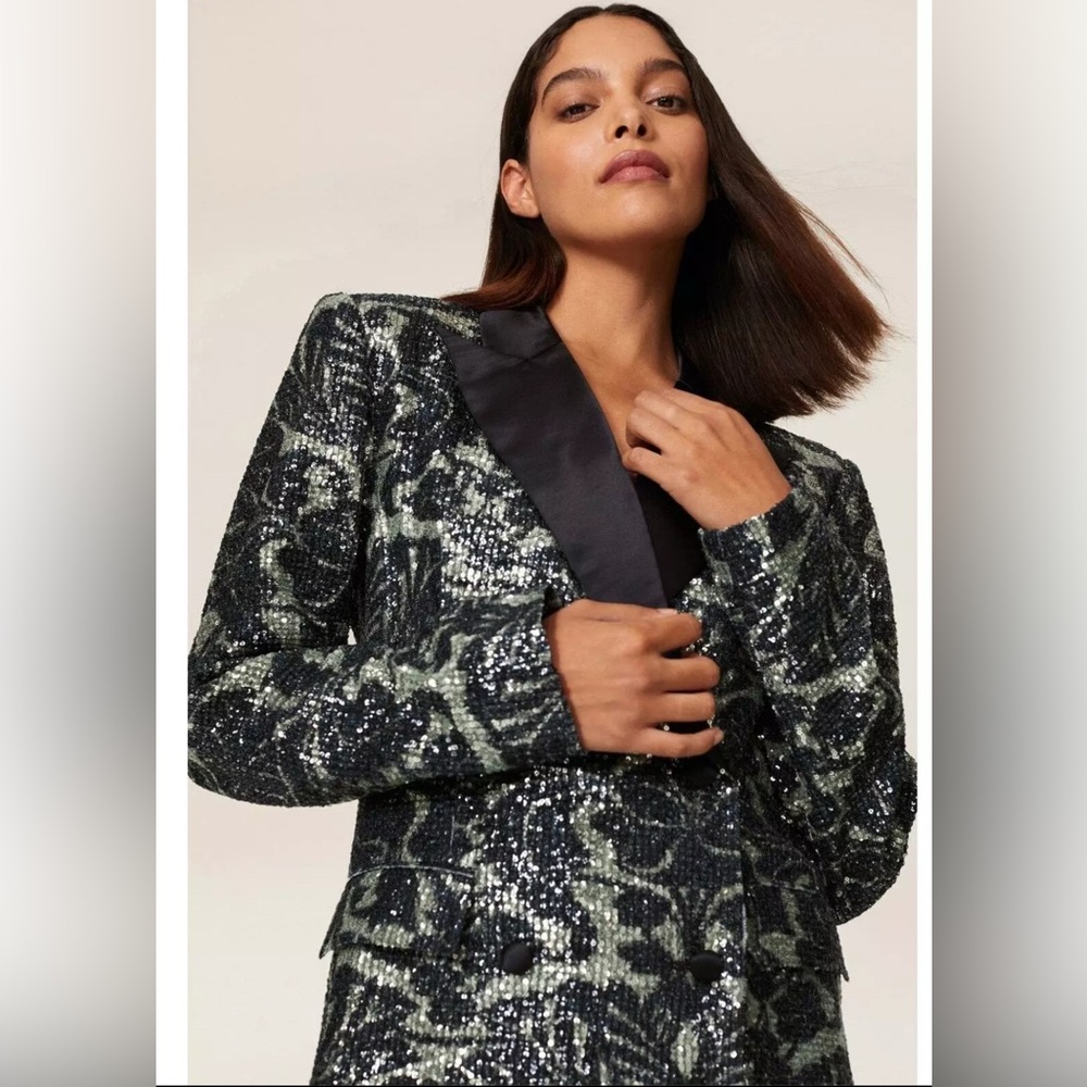ROTATE Birger Christensen Sequin Blazer